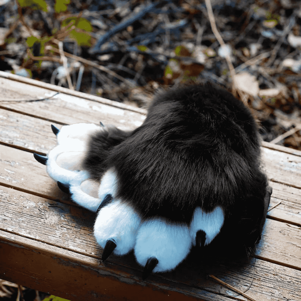 Black Fursuit Paws - Soft Fursuit Accessories