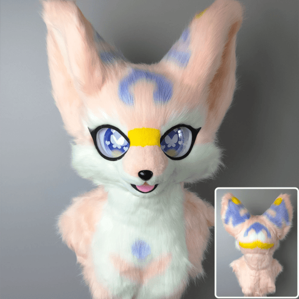 Soft Fur Fursuit Helmet