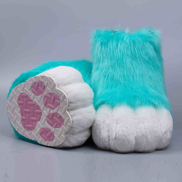 Turquoise Fursuit Feet