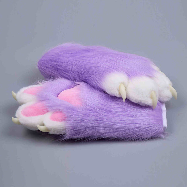 Purple Fursuit Paws