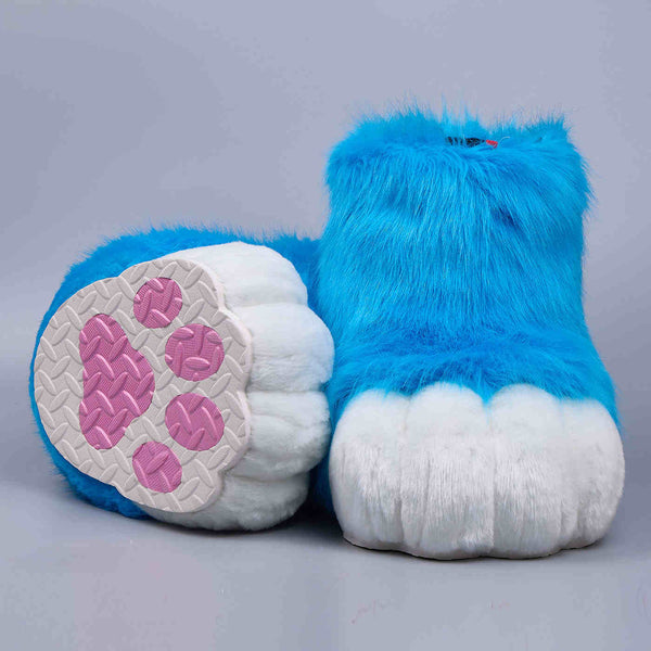 Deep Blue Fursuit Feet