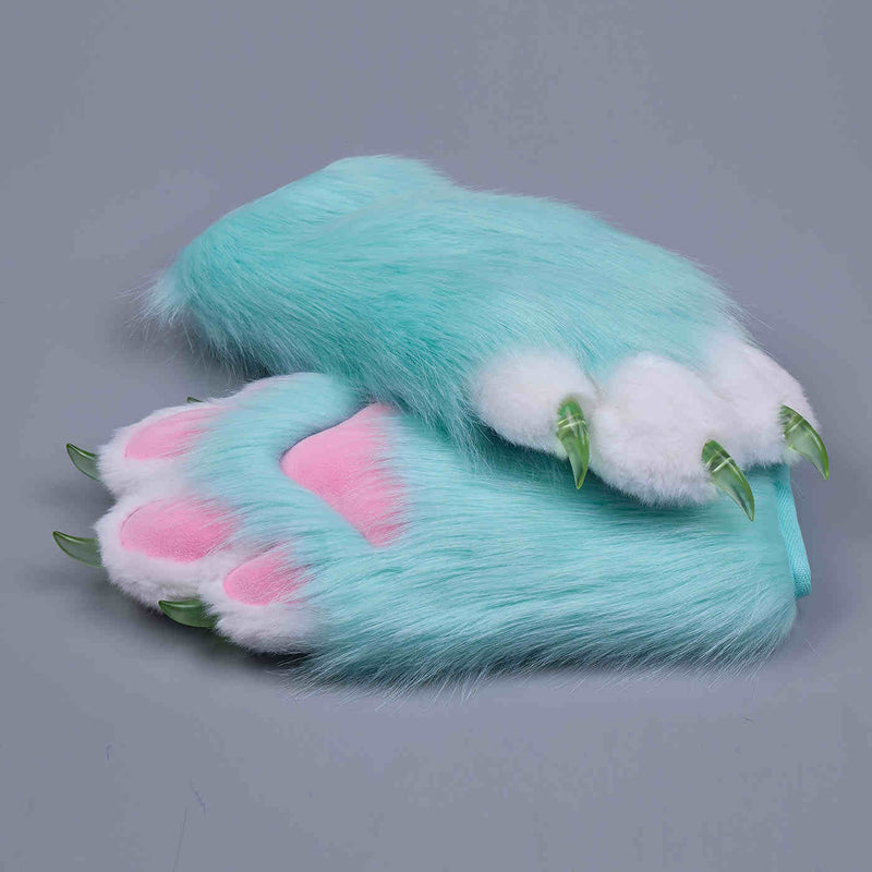 Light Green Fursuit Paws