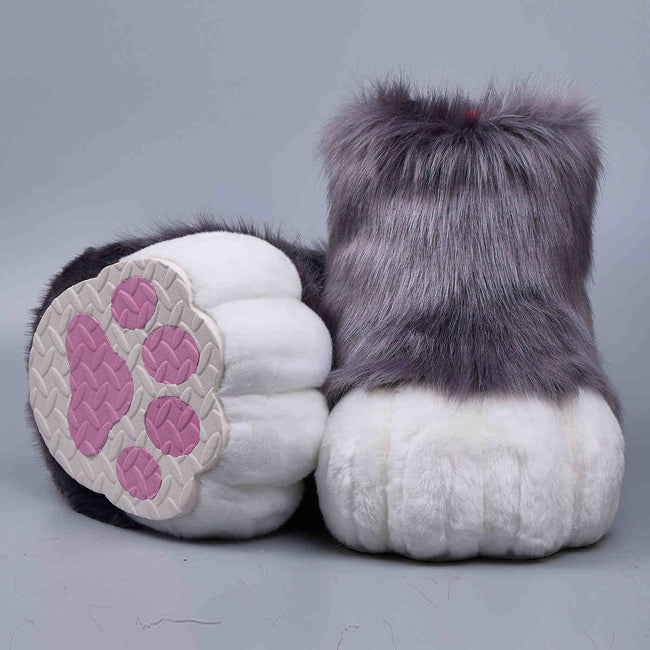 Grey Fursuit Feet