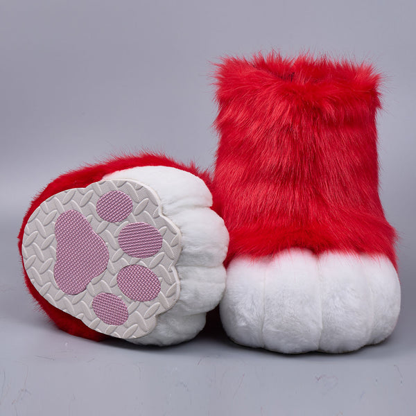 Red Fursuit Feet