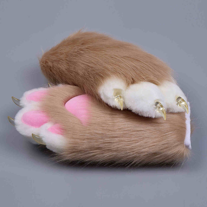 Brown Fursuit Paws